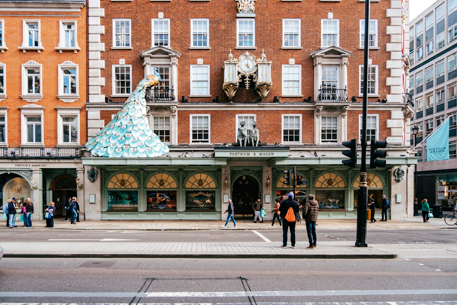 La façade de Fortnum & Mason, sur Piccadilly