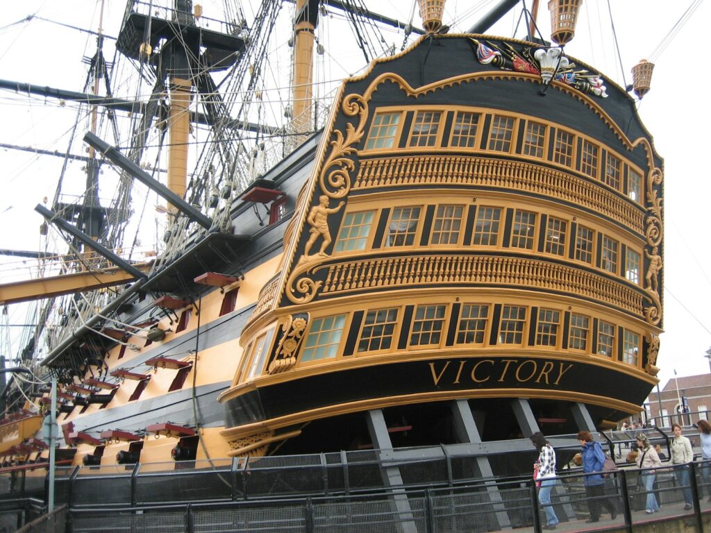 Le HMS Victory au chantier naval historique de Portsmouth