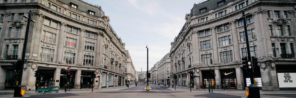 Oxford Circus, au croisement d’Oxford Street et Regent Street