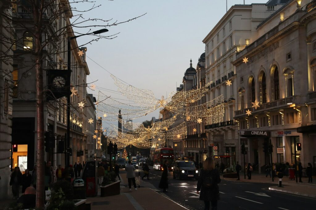 Oxford Street en fin de journée