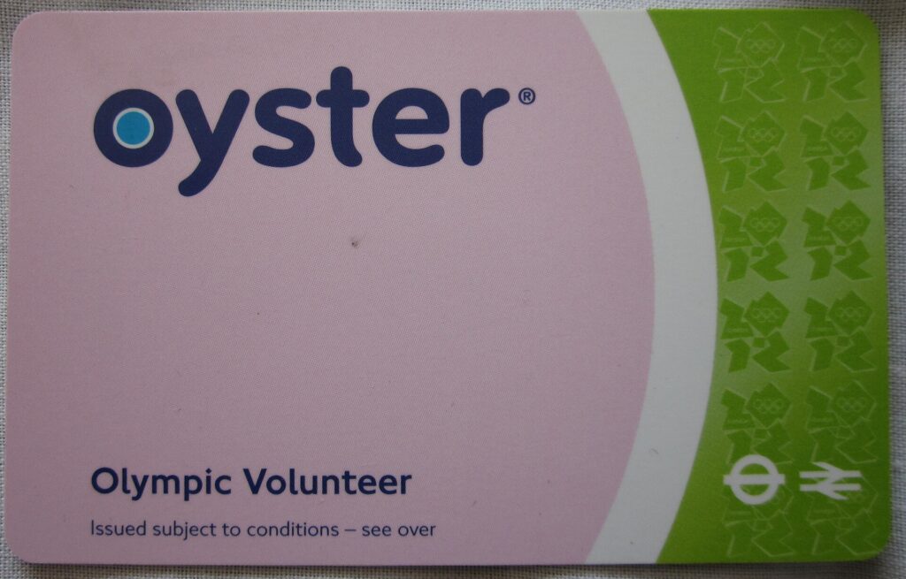 Une Oyster Card, la carte de transport de Londres