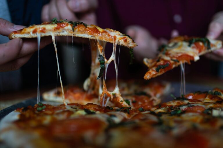 Une part de pizza