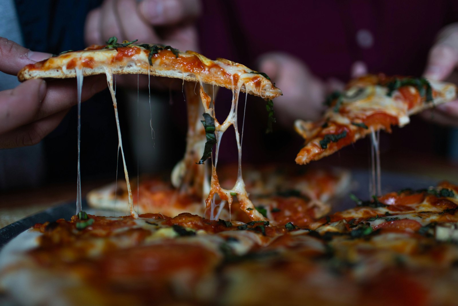 Une part de pizza
