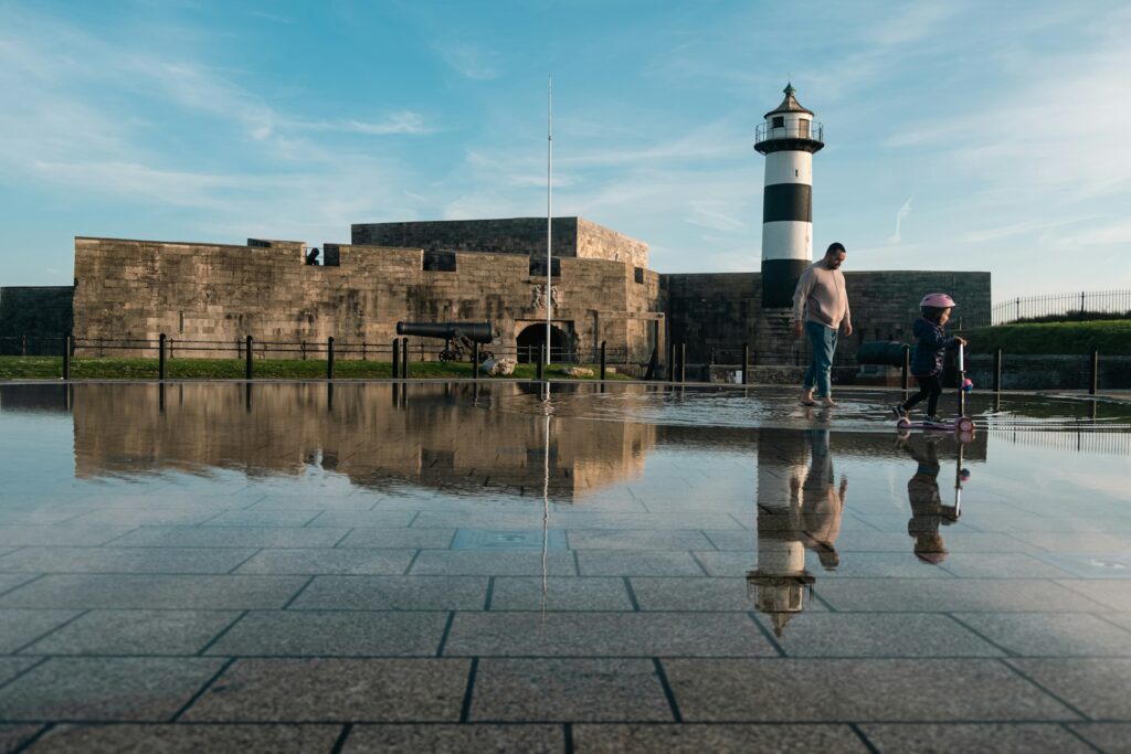 Le château et le phare de Southsea, à Portsmouth